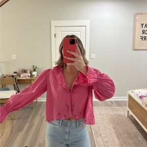 Free People long sleeve blouse!